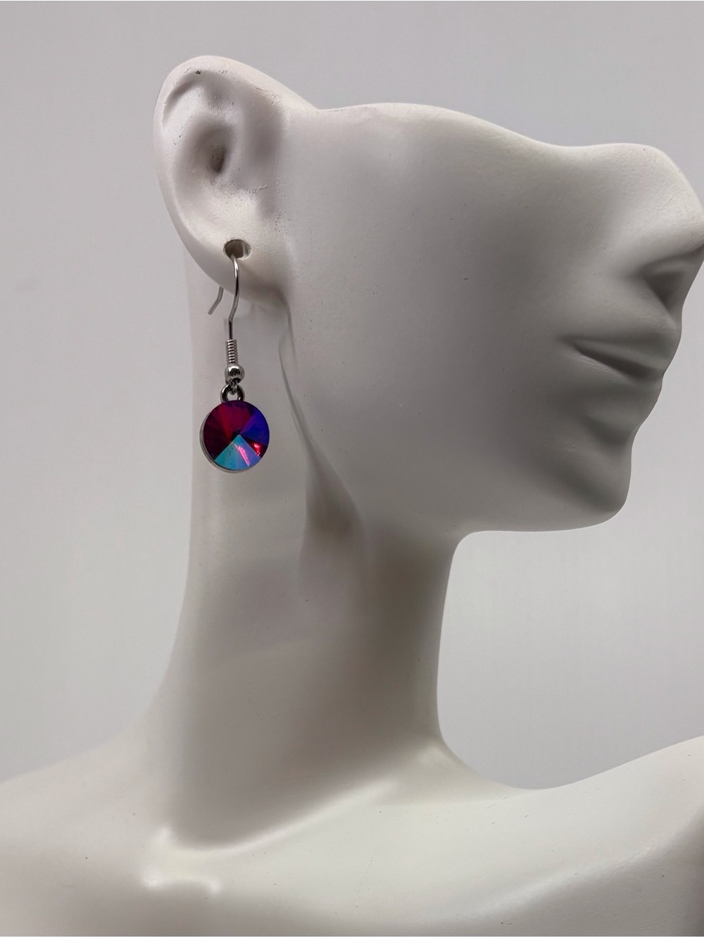Multi-Color Crystal Drop Earrings - Women Jewelry